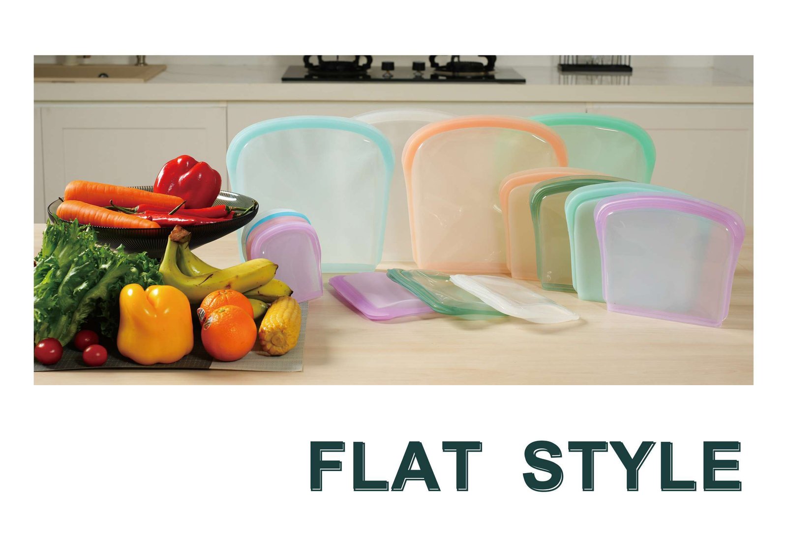 Flat Silicone Storage Bags